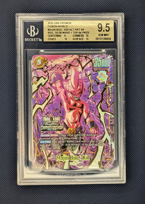 BGS 9.5 Majin Buu: Kid FB03-064 Top 64 Regionals Prize