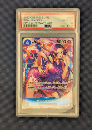 PSA 10 Boa Hancock OP01-078 Japanese