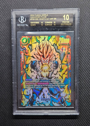 BGS 10 Black Label Vegeta FB01-096 2024 Ultimate Battle Winner Prize Vol.1