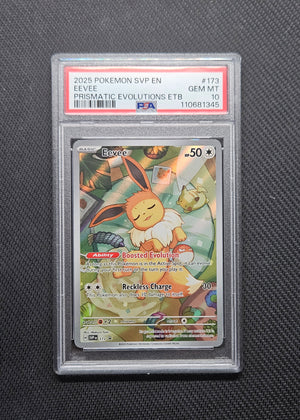 PSA 10 Eevee 173/SVP Black Star PROMO Prismatic Evolutions ETB